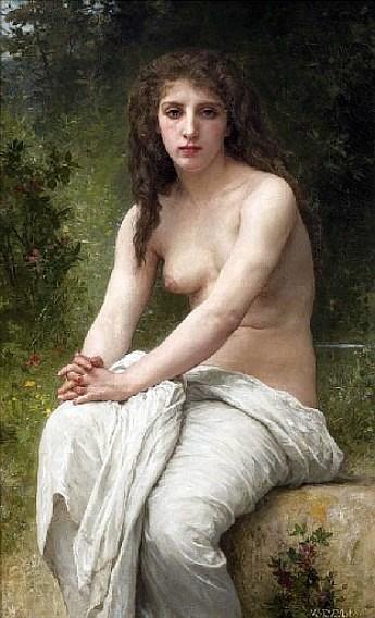 Réflexion,1898 – William Bouguereau William Bouguereau