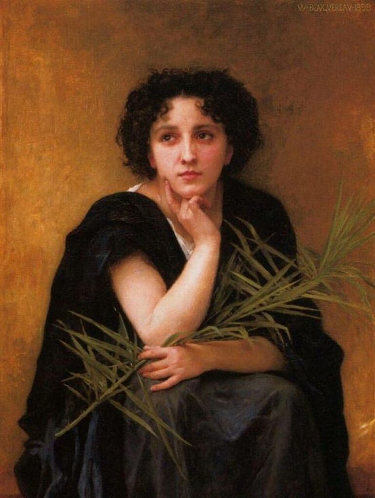 Réflexion – William Bouguereau William Bouguereau