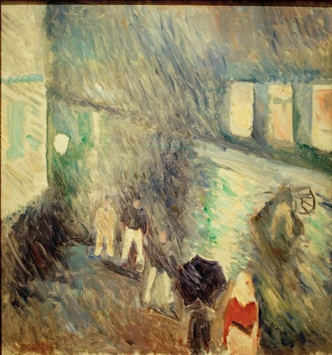 Temps pluvieux près de Kristiania – Edvard Munch Edvard Munch