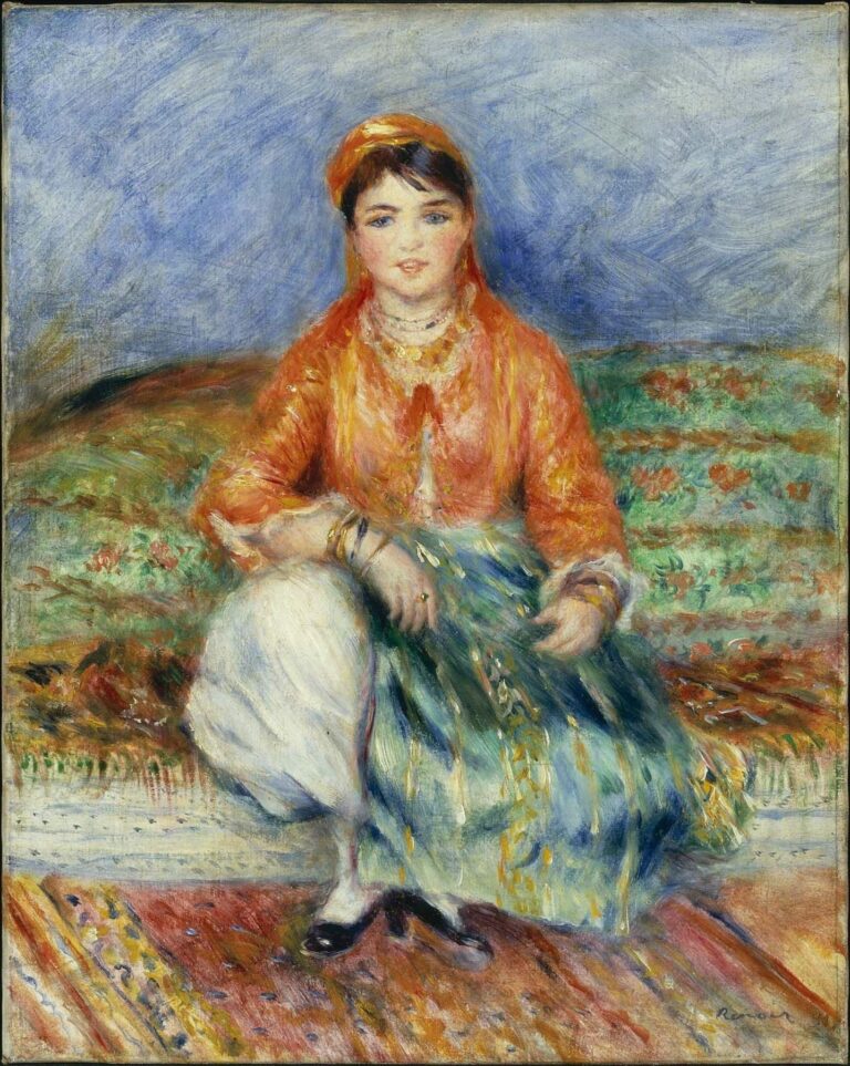 Jeune fille algérienne – Pierre-Auguste Renoir Pierre-Auguste Renoir