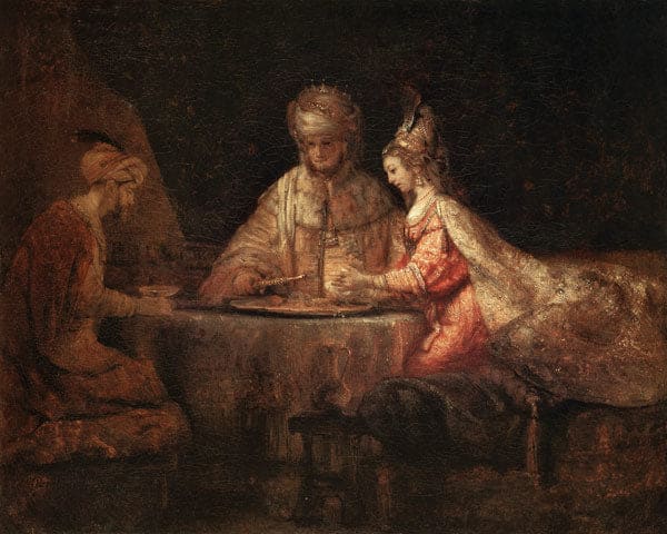 Assuérus, Haman et Esther – Rembrandt van Rijn Rembrandt van Rijn