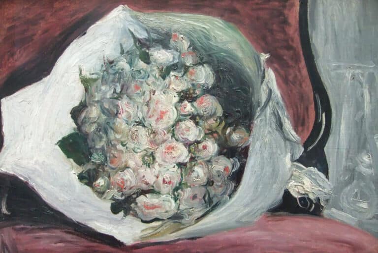 Bouquet dans une boîte de théâtre – Pierre-Auguste Renoir Pierre-Auguste Renoir