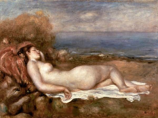 Baigneuse chouchee au bord – Pierre-Auguste Renoir Pierre-Auguste Renoir