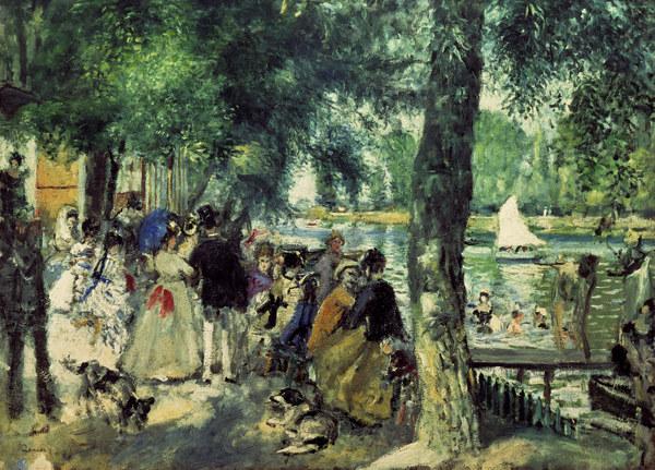 Bain dans la Seine 1869 – Pierre-Auguste Renoir Pierre-Auguste Renoir