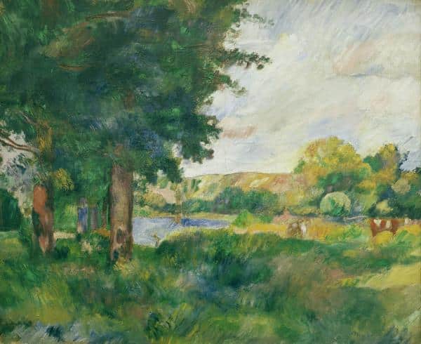 Paysage de l’Ile de France c.1885 – Pierre-Auguste Renoir Pierre-Auguste Renoir