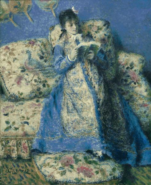 Madame Monet lecture 1872 – Pierre-Auguste Renoir Pierre-Auguste Renoir