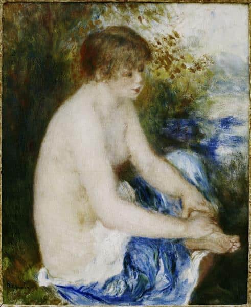 Petit nu bleu 1878 – Pierre-Auguste Renoir Pierre-Auguste Renoir