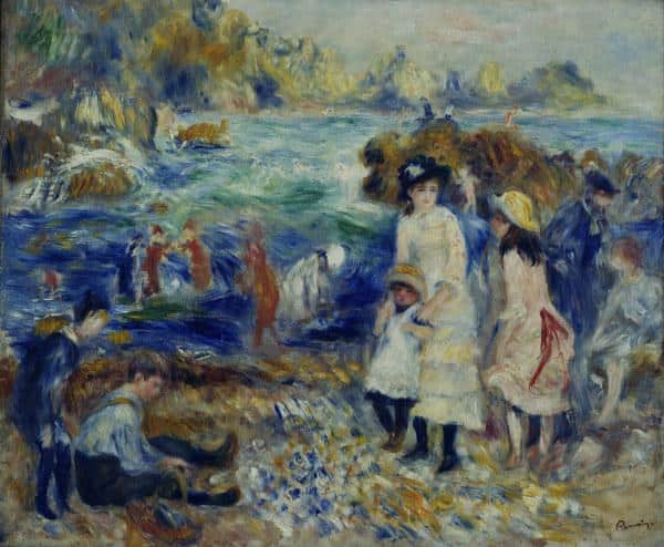 Enfants au bord de la mer 1883 – Pierre-Auguste Renoir Pierre-Auguste Renoir