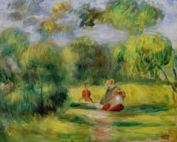 Paysage avec des gens – Pierre-Auguste Renoir Pierre-Auguste Renoir