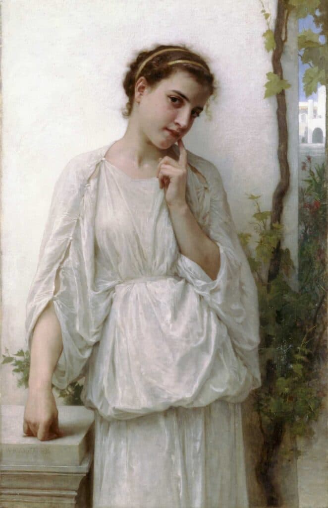 Rêverie – William Bouguereau William Bouguereau