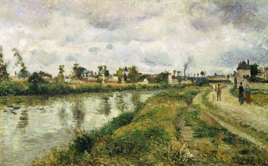 Paysage fluvial près d’Argenteuil – Camille Pissarro Camille Pissarro