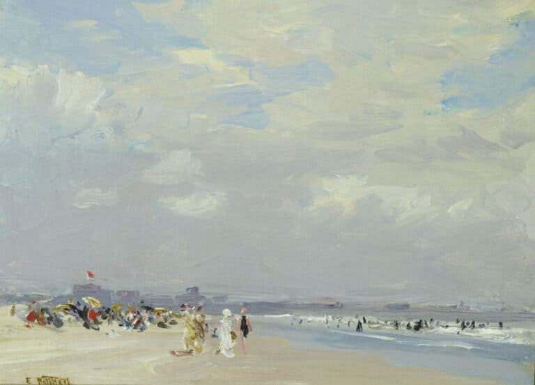 Rockaway Beach – Edward Henry Potthast Edward Henry Potthast