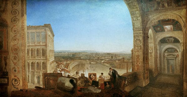 Rome du Vatican vu – William Turner William Turner