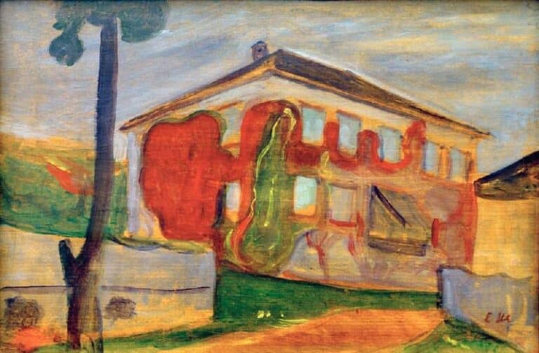 Vigne rouge sauvage de Edvard Munch Edvard Munch