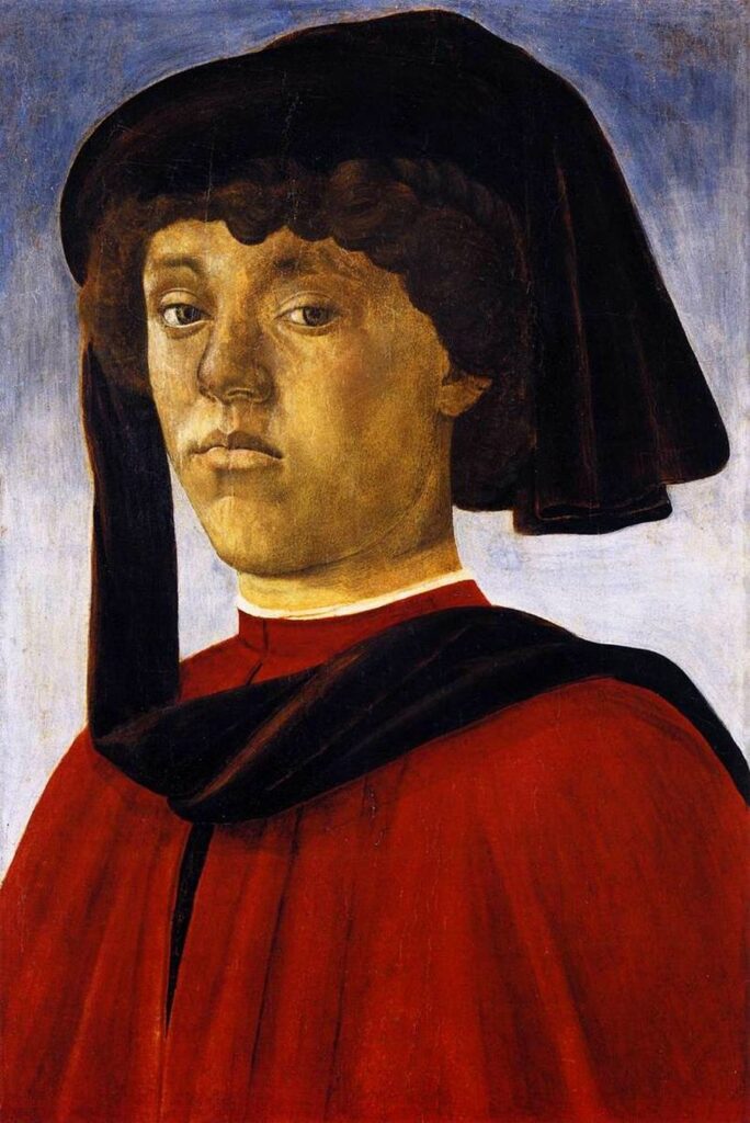 Portrait d’un jeune homme de – Sandro Botticelli Sandro Botticelli