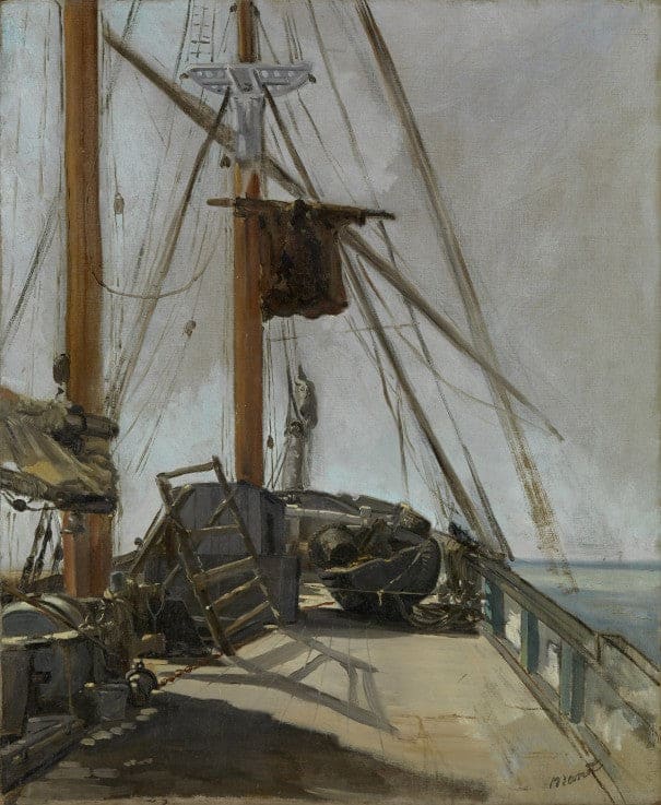 Le pont du navire – Edouard Manet Édouard Manet