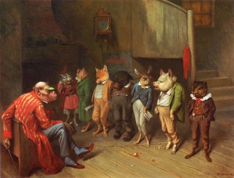 Règlement de l’école – William Holbrook Beard William Holbrook Beard