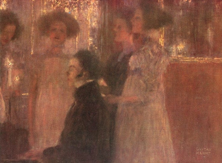 Schubert au piano I – Gustav Klimt Gustav Klimt