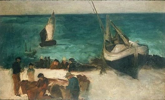 Bateaux de pêche et pêcheurs – Edouard Manet Édouard Manet