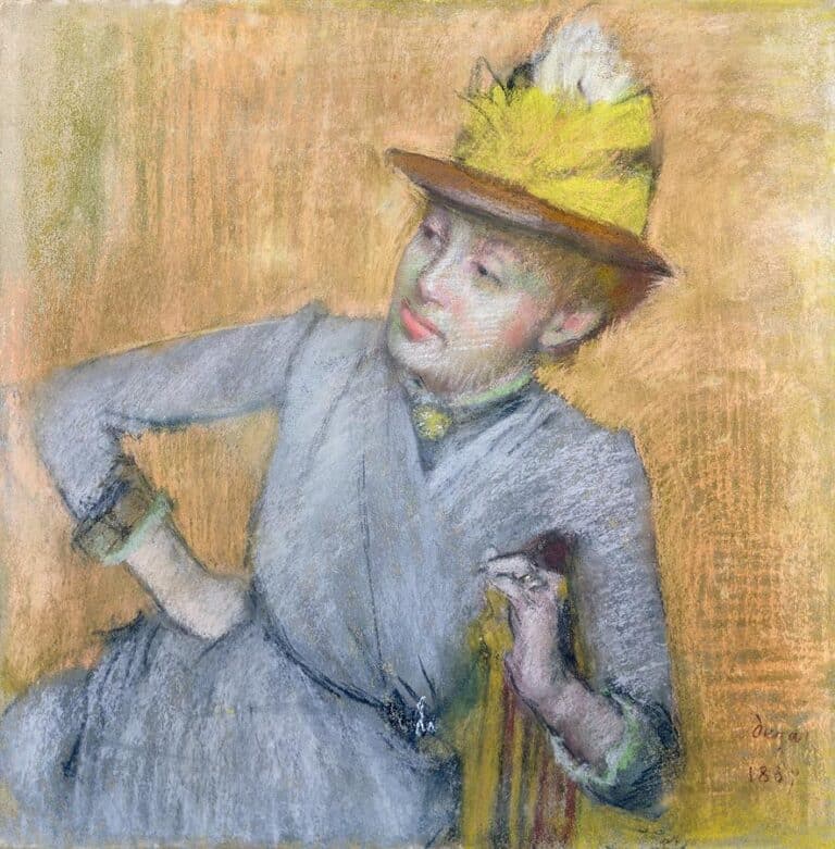 La femme assise – Edgar Degas Edgar Degas