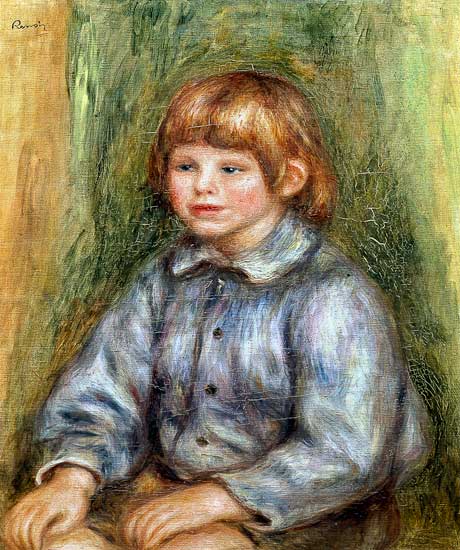 Portrait assis de Claude Renoir – Pierre-Auguste Renoir Pierre-Auguste Renoir