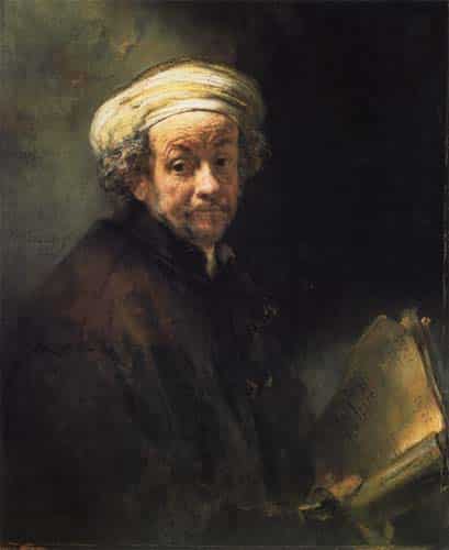 Auto-portrait comme Paul – Rembrandt van Rijn Rembrandt van Rijn