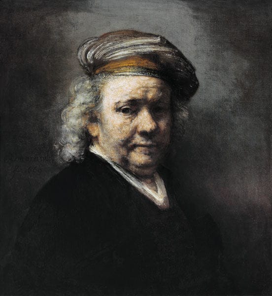 Auto-portrait V – Rembrandt van Rijn Rembrandt van Rijn