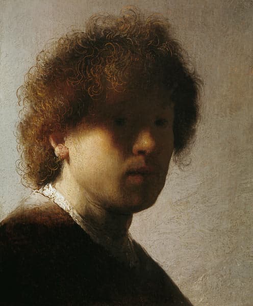 Autoportrait d’un jeune homme – Rembrandt van Rijn Rembrandt van Rijn