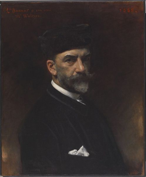 Autoportrait dédié à William Walters – Léon Bonnat Léon Bonnat