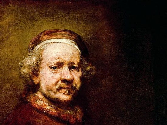 Autoportrait à l’âge de 63 ans, 1669 – Rembrandt van Rijn Rembrandt van Rijn