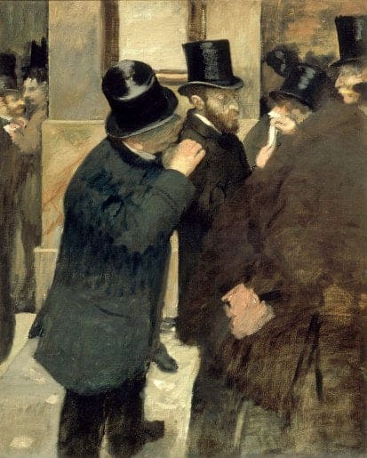 Portraits à la Bourse – Edgar Degas Edgar Degas