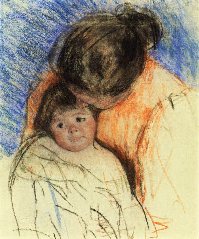 Esquisse de la mère regardant Thomas – Mary Cassatt Mary Cassatt