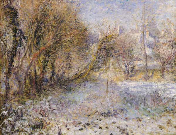 Paysage enneigé – Pierre-Auguste Renoir Pierre-Auguste Renoir