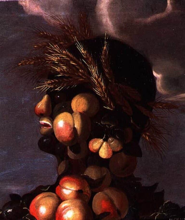 Été, détail – Arcimboldo Giuseppe Arcimboldo