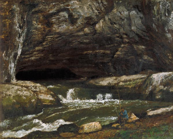 La Source de la Loue ou La Grotte Sarrazine – Gustave Courbet Gustave Courbet