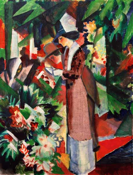 Marche dans les fleurs – August Macke August Macke