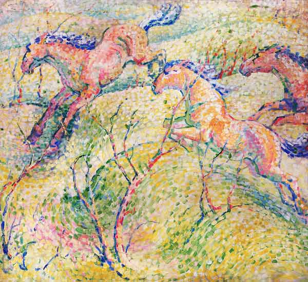 Chevaux de saut – Franz Marc Franz Marc