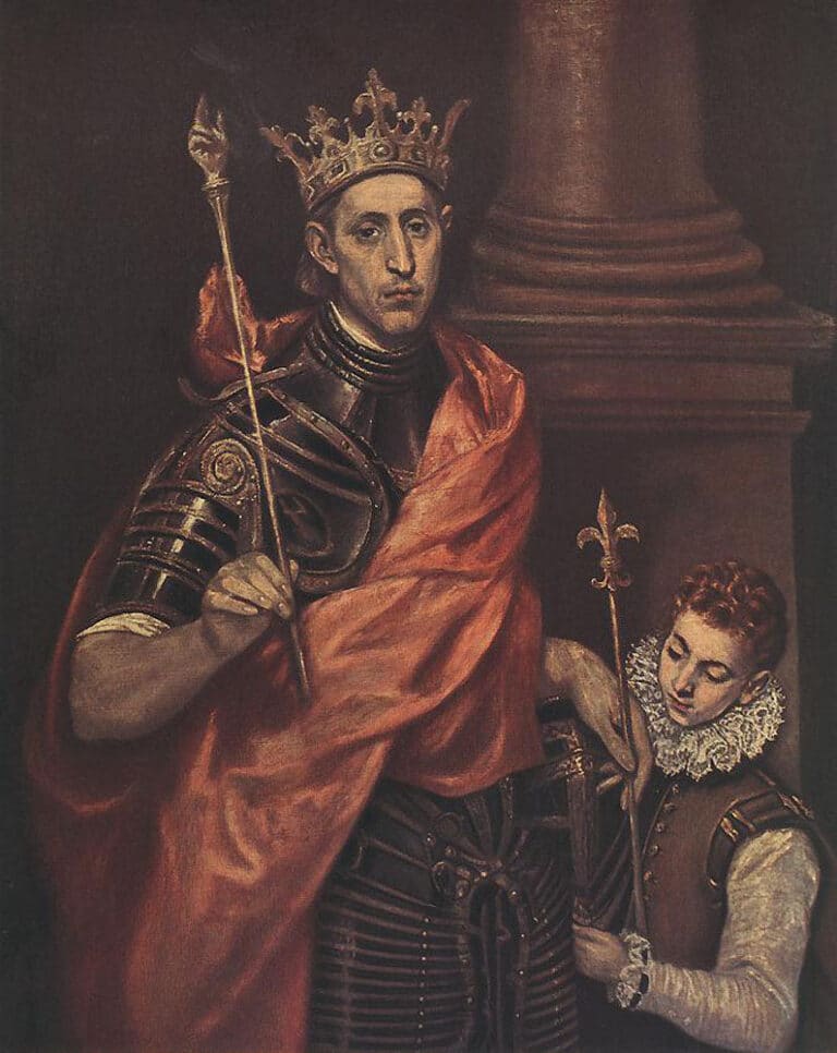 St. Louis King of France with a Page – El Greco El Greco