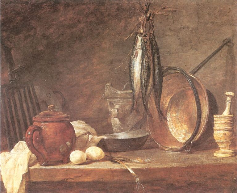 Nature morte : Menu du jour de jeûne – Jean Siméon Chardin Jean Siméon Chardin