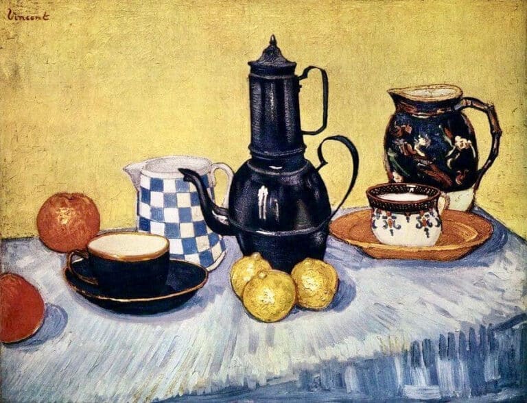 Nature morte avec pot à café – Van Gogh Vincent Van Gogh