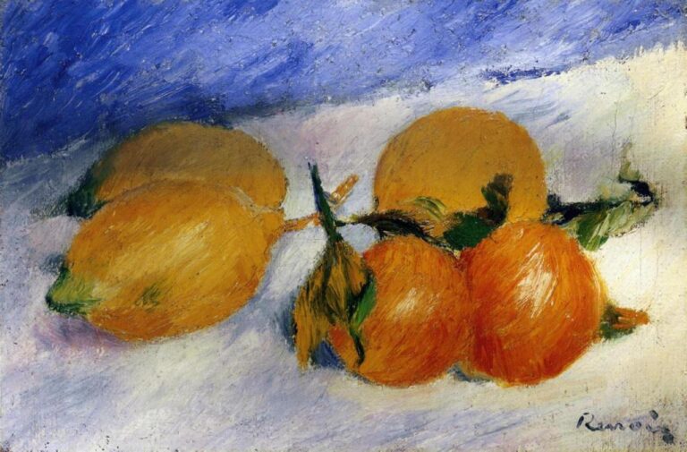 Nature morte avec des citrons et des oranges – Pierre-Auguste Renoir Pierre-Auguste Renoir