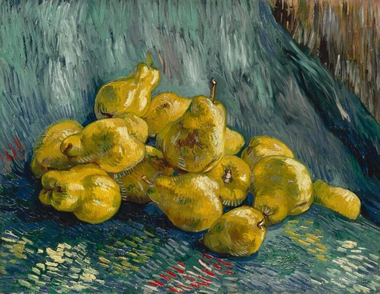 Nature morte avec des coings – Van Gogh Vincent Van Gogh