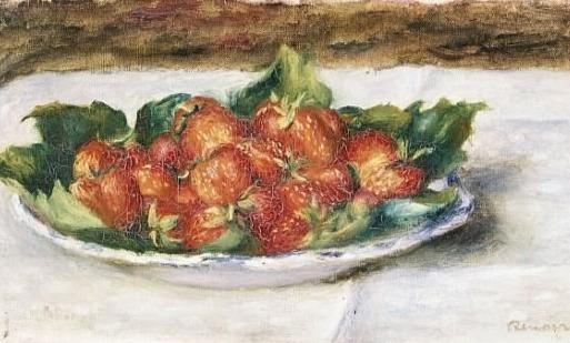 Nature morte avec des fraises, vers 1880 – Pierre-Auguste Renoir Pierre-Auguste Renoir