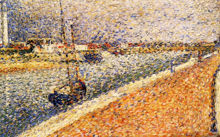 Étude pour « La Manche à Gravelines » – Georges Seurat Georges Seurat