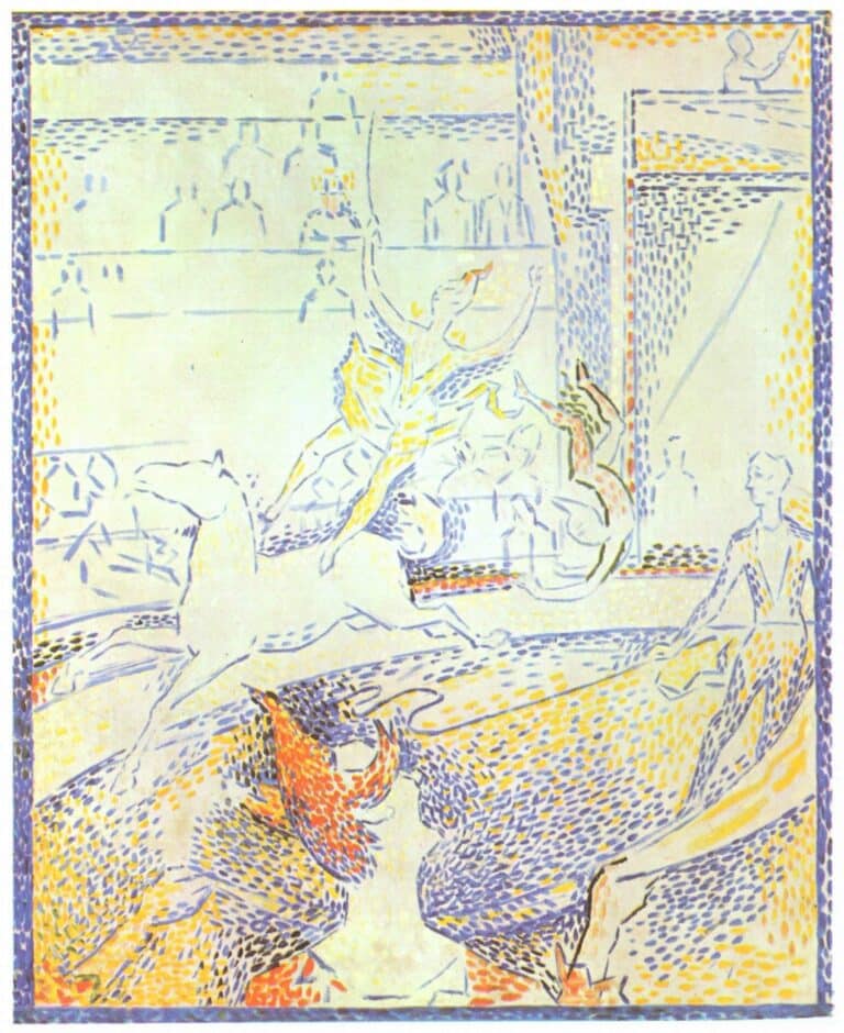 Étude pour « Le Cirque » – Georges Seurat Georges Seurat