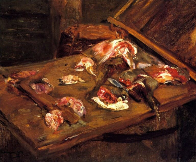 Nature morte avec de la viande – Max Liebermann Max Liebermann