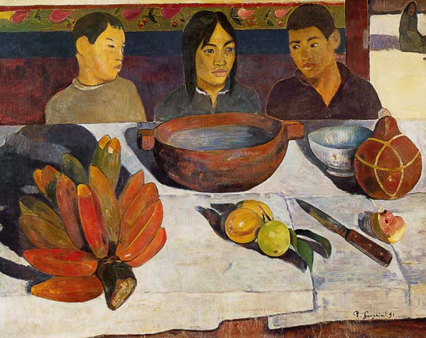 Le repas (Les bananes) – Paul Gauguin Paul Gauguin