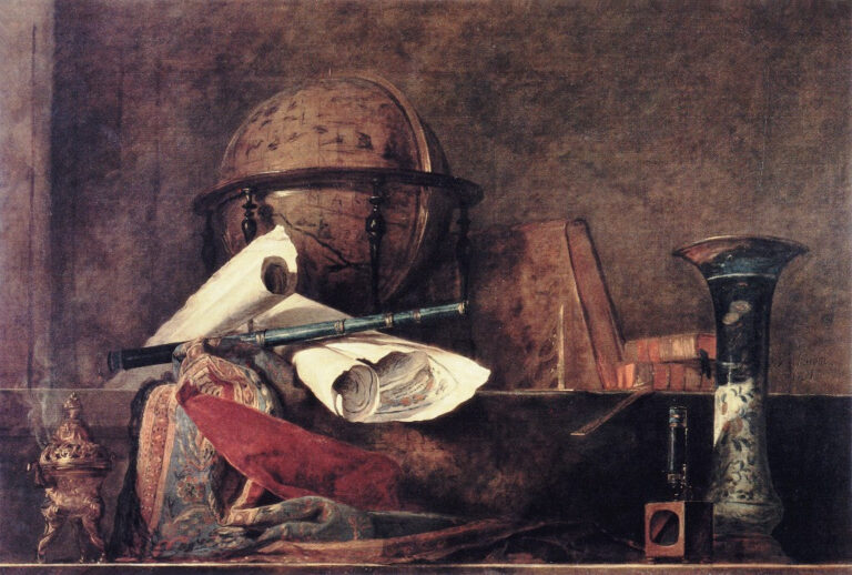 The Attributes of the Sciences – Jean Siméon Chardin Jean Siméon Chardin