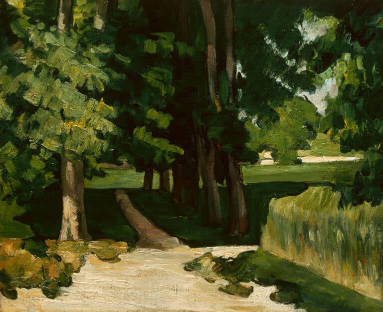 L’avenue du Jas de Bouffan – Paul Cézanne Paul Cézanne