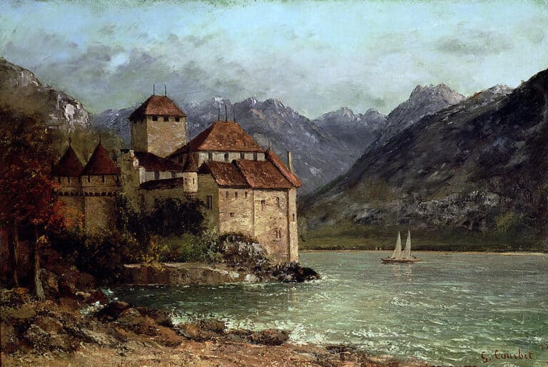 Thé Château de Chillon – Gustave Courbet Gustave Courbet